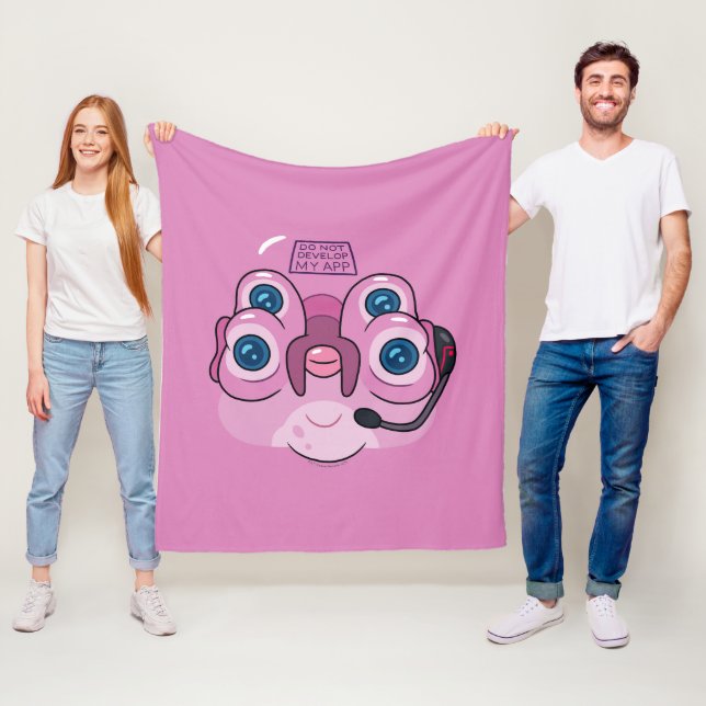 RICK UND MORTY™ | MEINE APP NICHT ENTWICKELN FLEECEDECKE (Beispiel)