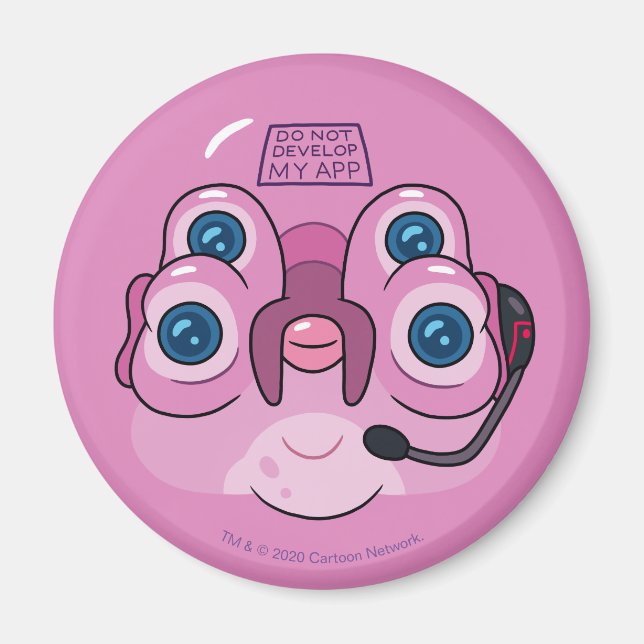 RICK UND MORTY™ | MEINE APP NICHT ENTWICKELN MAGNET (Vorne)