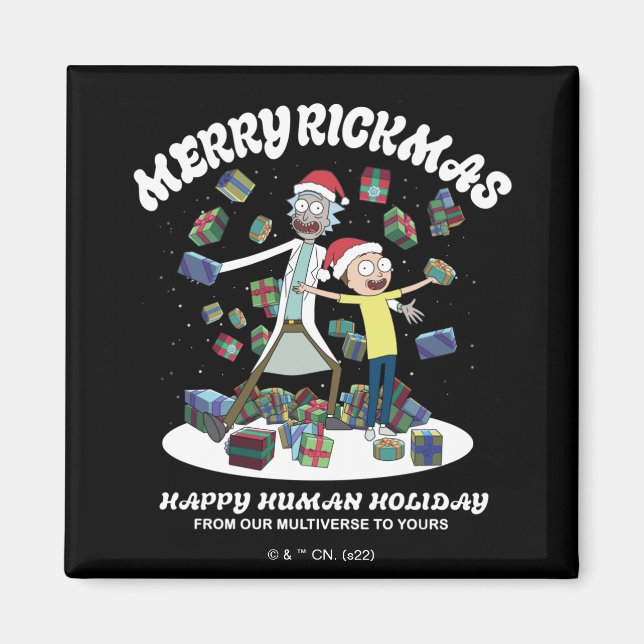 Rick und Morty | Merry Rickmas Presents Magnet (Vorne)