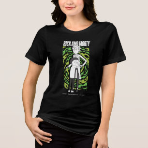 RICK UND MORTY™   Morty Hugging Rick Tri-Blend Shirt
