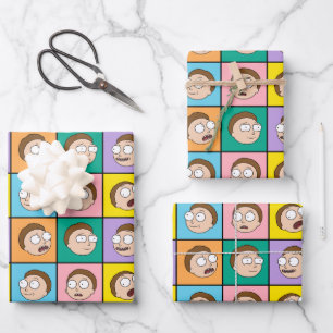 RICK UND MORTY™ Morty's Moods Geschenkpapier Set