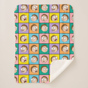 RICK UND MORTY™   Morty's Moods Sherpadecke