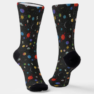 RICK UND MORTY™ Muster-Weltraumsocken Socken