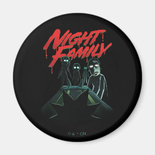 RICK UND MORTY™   Nachtfamilie Magnet