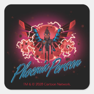 RICK UND MORTY™   Phoenix Person Quadratischer Aufkleber