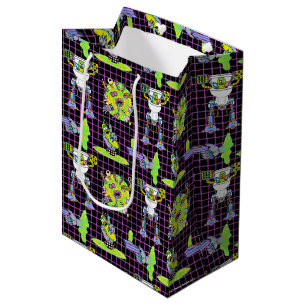 RICK UND MORTY™   Pickle Rick Portal Muster Mittlere Geschenktüte