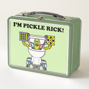 RICK UND MORTY™   Pickle Rick Toilet Mech Metall Brotdose