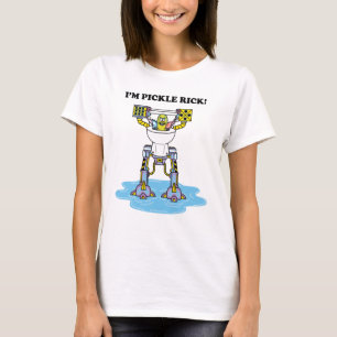 RICK UND MORTY™   Pickle Rick Toilet Mech T-Shirt