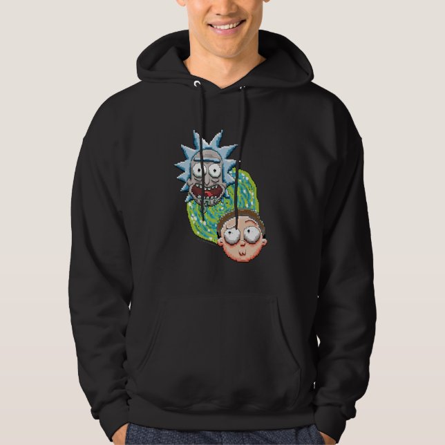 RICK UND MORTY™ | Pixel Portal Graphic Hoodie (Vorderseite)