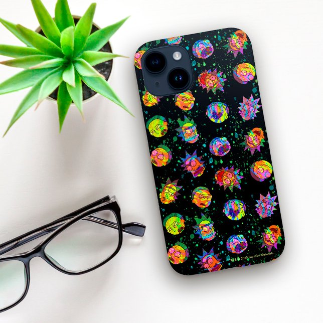 RICK UND MORTY™ | Psychedelisches Muster Case-Mate iPhone Hülle (Von Creator hochgeladen)