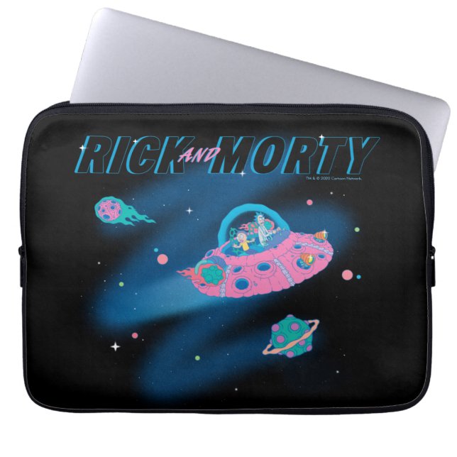 RICK UND MORTY™ | Raumfahrt Laptopschutzhülle (Vorderseite)