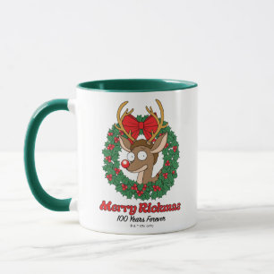 Rick und Morty   Reindeer Morty Merry Rickmas Tasse