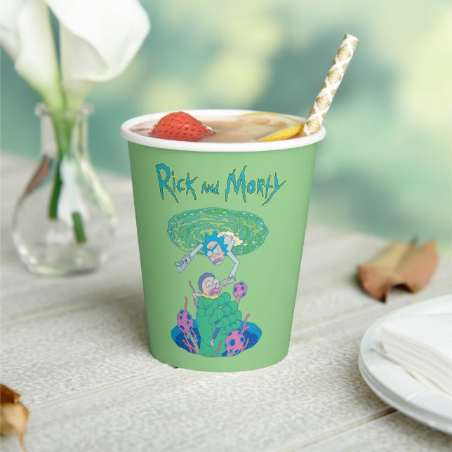 RICK UND MORTY™ | Rettung des Portals Pappbecher (In Situ)