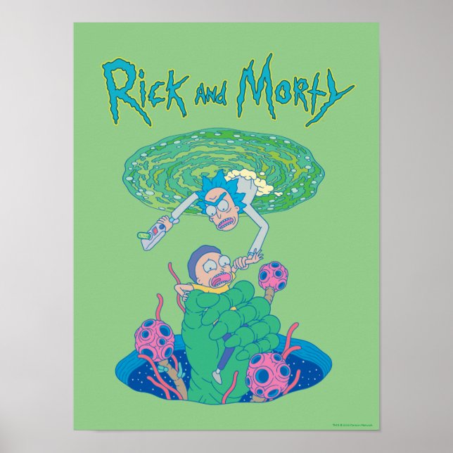RICK UND MORTY™ | Rettung des Portals Poster (Vorne)