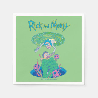RICK UND MORTY™ | Rettung des Portals Serviette