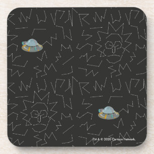 RICK UND MORTY™   Rick Constellation Pattern Getränkeuntersetzer