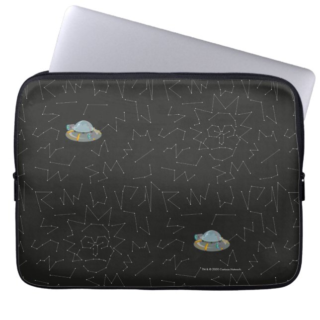 RICK UND MORTY™ | Rick Constellation Pattern Laptopschutzhülle (Vorderseite)