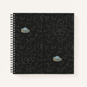 RICK UND MORTY™   Rick Constellation Pattern Notizbuch