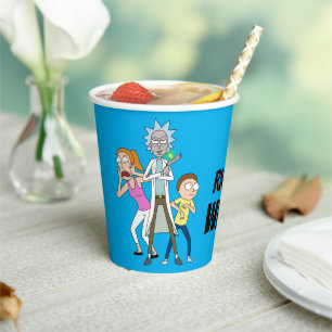 RICK UND MORTY™   Rick, Morty und Summer Pappbecher