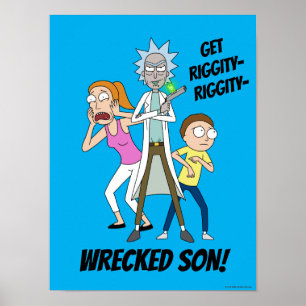 RICK UND MORTY™   Rick, Morty und Summer Poster