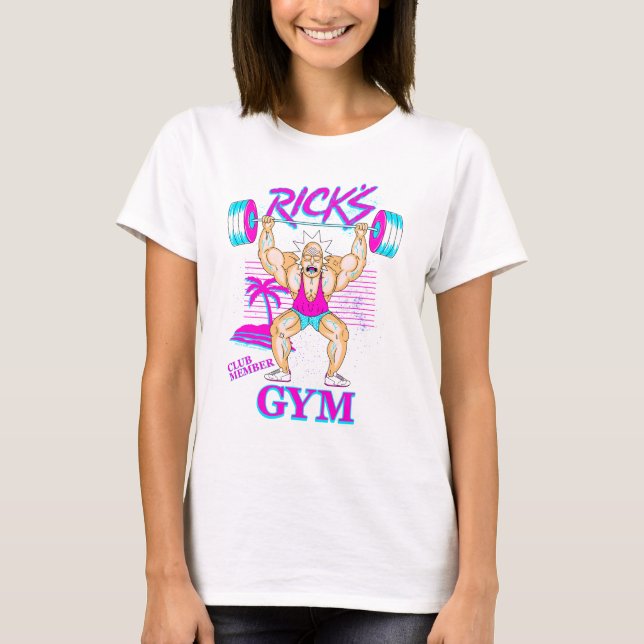 RICK UND MORTY™ | Rick's Gym Club Mitglied T-Shirt (Vorderseite)