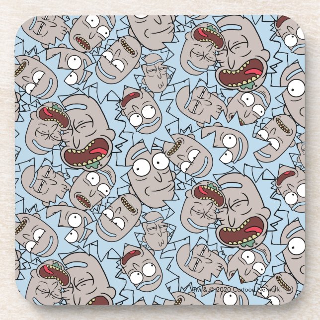 RICK UND MORTY™ | Rick's Moods Getränkeuntersetzer (Vorderseite)