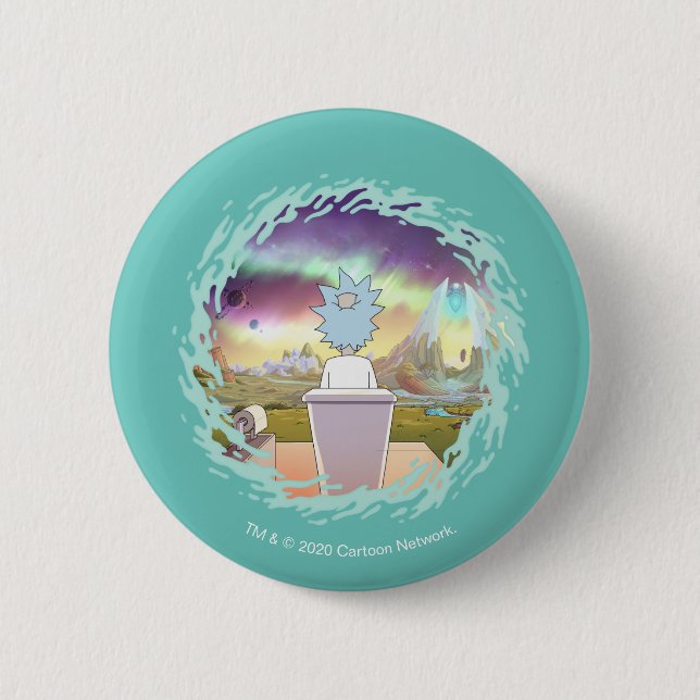 RICK UND MORTY™ | Rick's Private Place Button (Vorderseite)