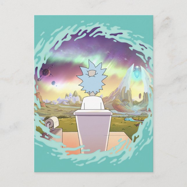RICK UND MORTY™ | Rick's Private Place Einladungspostkarte (Vorderseite)