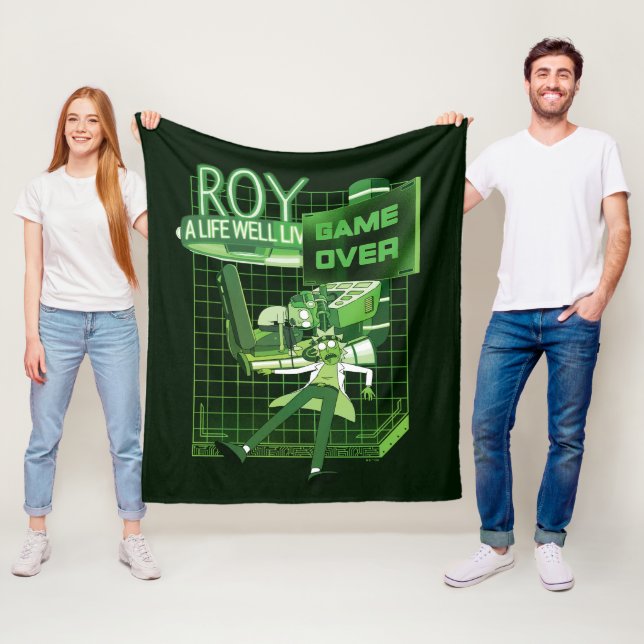 RICK UND MORTY™ | Roy a Life gut gelebt Fleecedecke (Beispiel)