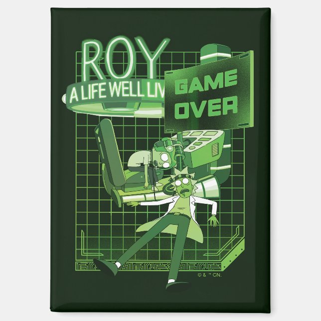 RICK UND MORTY™ | Roy a Life gut gelebt Magnet (Vorderseite)