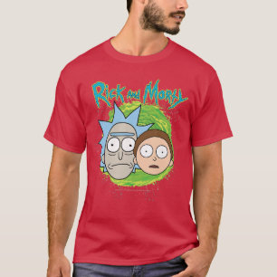 Rick und Morty schwebende Köpfe kleines Geschenk T-Shirt