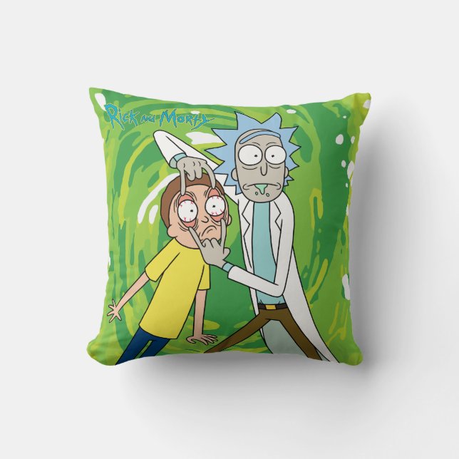RICK UND MORTY™ | Sehen Sie sich das an Kissen (Vorderseite)
