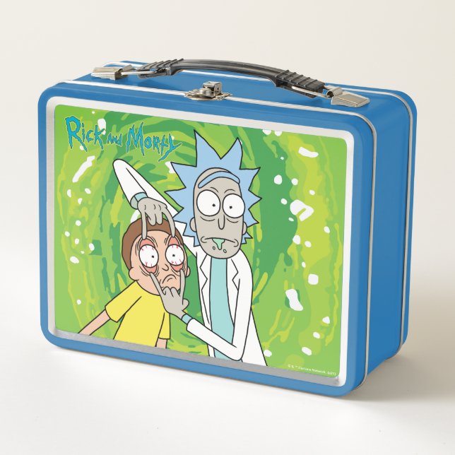 RICK UND MORTY™ | Sehen Sie sich das an Metall Brotdose (Vorderseite)