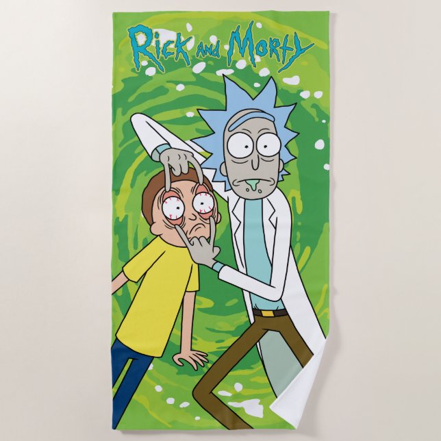 RICK UND MORTY™ | Sehen Sie sich das an Strandtuch (Vorderseite)