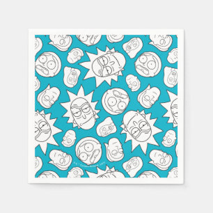 RICK UND MORTY™   Smith Family Head Muster Serviette
