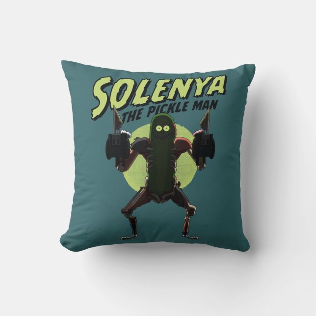 RICK UND MORTY™ | Solenya - Der Pickle Man Kissen (Vorderseite)