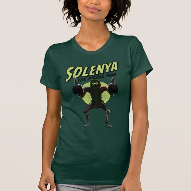 RICK UND MORTY™ | Solenya - Der Pickle Man T-Shirt (Vorderseite)
