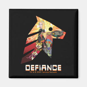 RICK UND MORTY™   Space Beth Defiance Crew Magnet