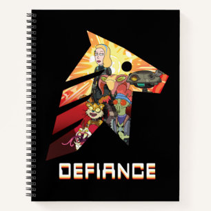 RICK UND MORTY™   Space Beth Defiance Crew Notizbuch