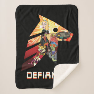 RICK UND MORTY™ Space Beth Defiance Crew Sherpadecke