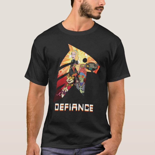RICK UND MORTY™ | Space Beth Defiance Crew T-Shirt (Vorderseite)
