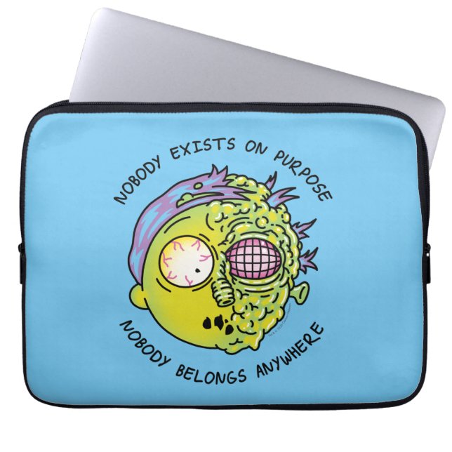 RICK UND MORTY™ | Stilvolles Morty Fly Zitat Laptopschutzhülle (Vorderseite)