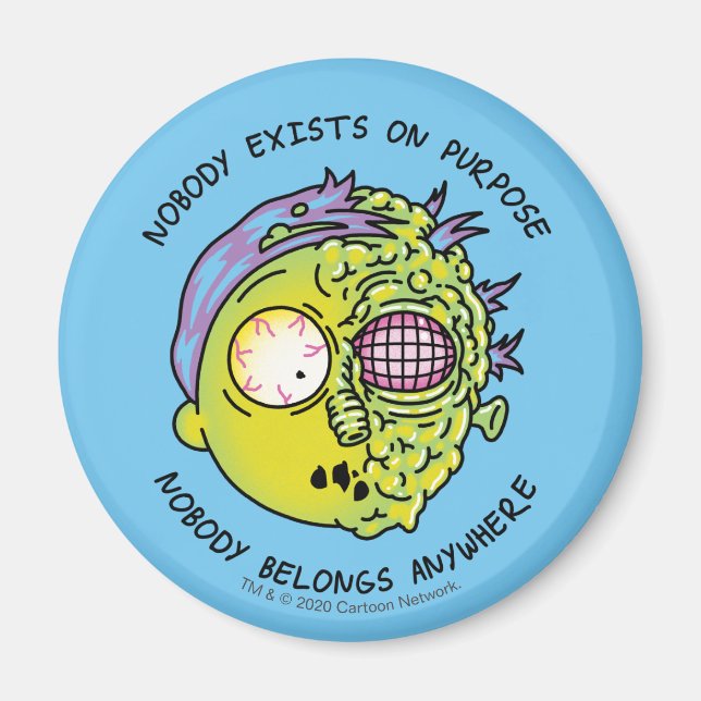 RICK UND MORTY™ | Stilvolles Morty Fly Zitat Magnet (Vorne)