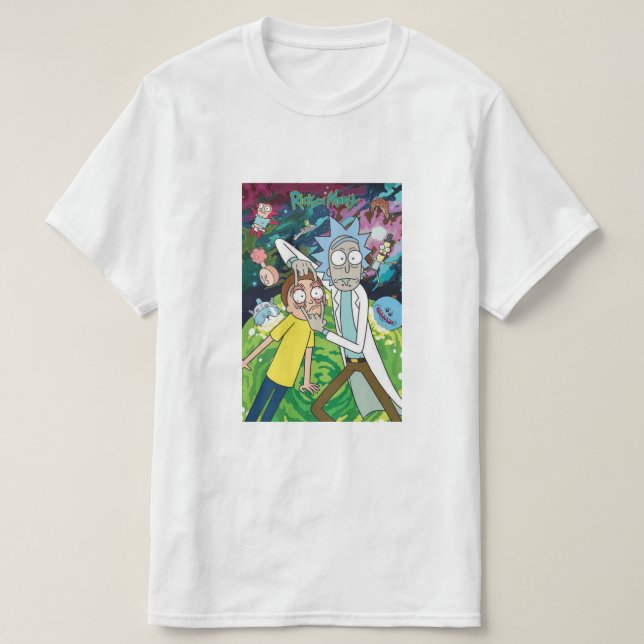 Rick und Morty T-Shirt (Design vorne)
