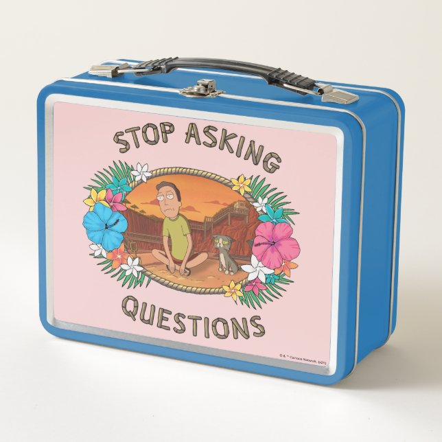 RICK UND MORTY™ | Warum nicht Spaß haben Metall Brotdose (Vorderseite)