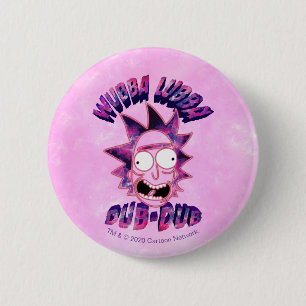 RICK UND MORTY™   Wubba Lubba Dub-Dub Button