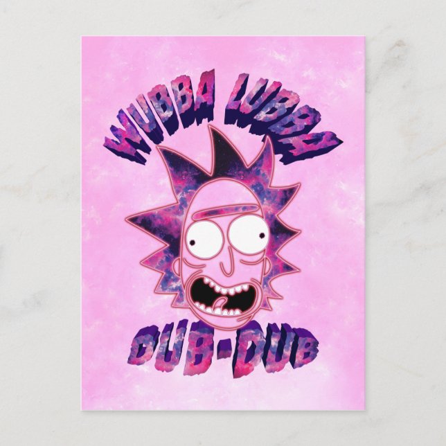 RICK UND MORTY™ | Wubba Lubba Dub-Dub Einladungspostkarte (Vorderseite)