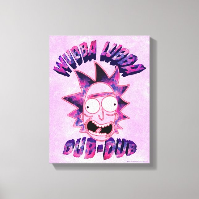 RICK UND MORTY™ | Wubba Lubba Dub-Dub Leinwanddruck (Vorderseite)