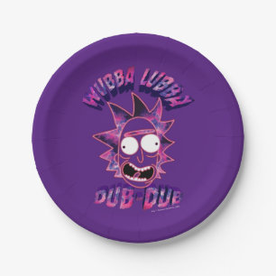 RICK UND MORTY™   Wubba Lubba Dub-Dub Pappteller
