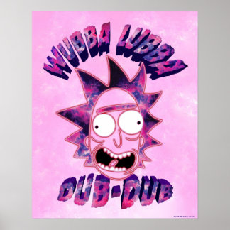RICK UND MORTY™ | Wubba Lubba Dub-Dub Poster